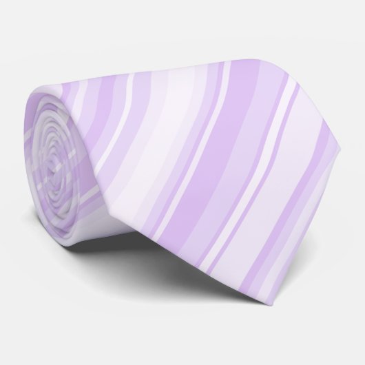 Cravate Lilac rayures (Roulé)