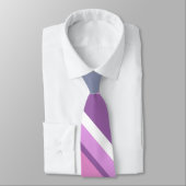 Cravate Lilac rayures (Attaché)