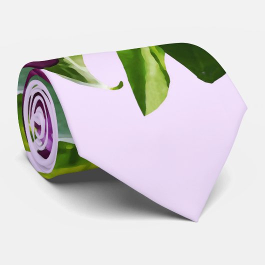 Cravate Lilacs à l'ouverture (Roulé)