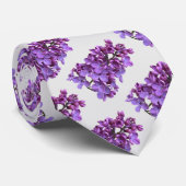 Cravate Lilas en fleurs (Roulé)