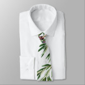 Cravate L'île méditerranéenne grecque Feuille d'olive (Attaché)