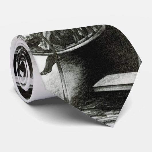 Cravate L'imagination nourrit ma réalité (Roulé)