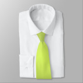 Cravate Lime de citron clair (Attaché)