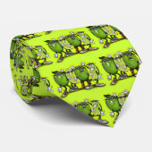 Cravate Lime Party (Roulé)