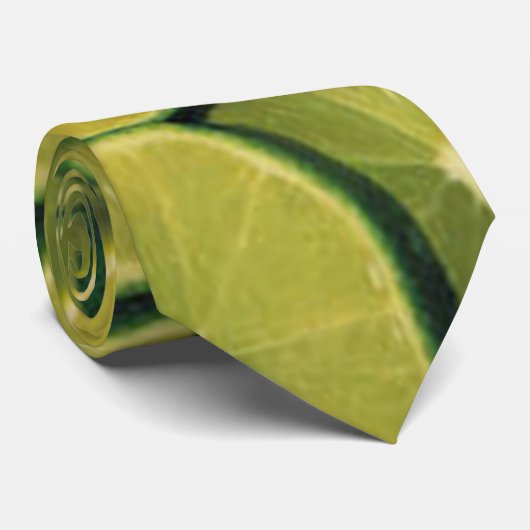 Cravate Limes vertes (Roulé)