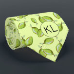 Cravate Limite Novelty Peint à la main Initiales Motifs ré<br><div class="desc">Ce mignon motif de fruits a été créé à l'aide de mon illustration de chaux de média mixte peinte à la main et fait un design original pour ceux qui ne prennent pas la vie, ou leurs chaussettes trop au sérieux! Le ton feutré sur ton vert donne une impression un...</div>