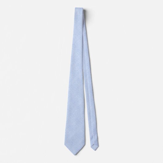 Cravate Lin bleu clair texture (Devant)