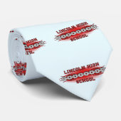 Cravate Lincoln High School Links3 Red Grd (Roulé)