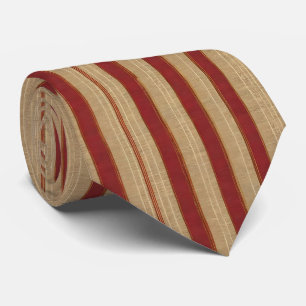 Cravate Linen Luxe tendance Burgundy Gold Collection