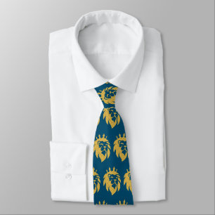 Cravate Lion avec couronne - Or Style 1