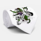 Cravate Lion de tartan de Mitchell (Roulé)