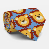 Cravate Lion espiègle (Roulé)