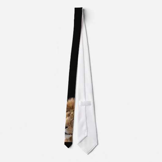 Cravate Lion féroce (Dos)