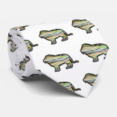 Cravate Lion le roi (Roulé)