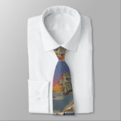 Cravate Lion Papercut Pattern Tie (Attaché)