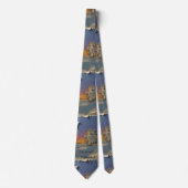 Cravate Lion Papercut Pattern Tie (Devant)