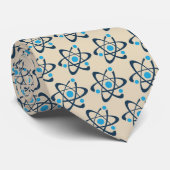 Cravate Liquide de conception d'Atoms bleus (Roulé)