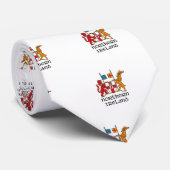 Cravate L'IRLANDE DU NORD - drapeau/manteau des (Roulé)