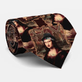 Cravate Lisa mexicaine Mona Chicana Chola (Roulé)