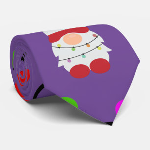Cravate Lit Christmas Gnome