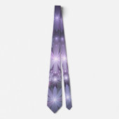 Cravate Lit de fleurs Art Fractal Abstrait tendance brilla (Devant)