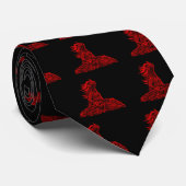 Cravate Little red Dragon (Roulé)