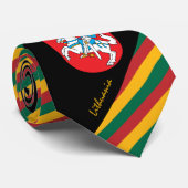 Cravate Lituanie Stripes Cravate, affaires Drapeau lituani (Roulé)