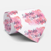 Cravate Live Laugh Love ou Sparkle Snicker Snog (Roulé)