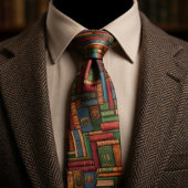 Cravate Livres sur les étagères