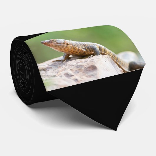 Cravate Lizard plaqué (Roulé)