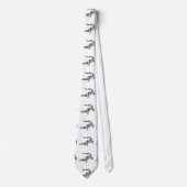 Cravate LIZARD REPTILE BAR CODE Crocodile Code barre Motif (Devant)