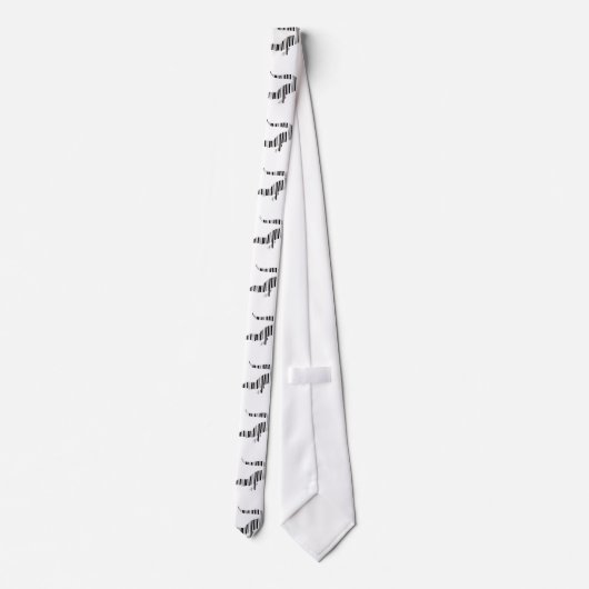 Cravate LIZARD REPTILE BAR CODE Crocodile Code barre Motif (Dos)
