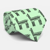 Cravate Llama-BW (Roulé)