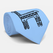 Cravate Llama-BW (Roulé)