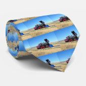 Cravate Locomotive Steam Engine Train Photo (Roulé)