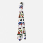 Cravate L'oeuvre Abstraite de Kandinsky (Devant)