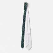 Cravate Logiciel Neckware turquoise Sequin Effet (Dos)