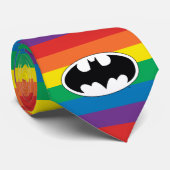 Cravate Logo Arc-en-ciel Batman (Roulé)