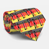 Cravate Logo berlinois sur le drapeau allemand (Roulé)