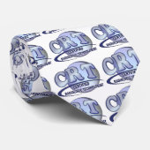 CRAVATE LOGO DE BLEU CERTIFIÉ PAR TUBE DE TECHNOLOGUE (Roulé)