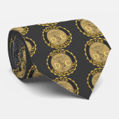 CRAVATE LOGO DE C.C - DOCTEUR CHIROPRACTIC CADUCEUS (Roulé)