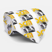 Cravate Logo de emballage de voiture de course miniature (Roulé)
