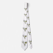 Cravate Logo De Golf Interconnecté Et Parcours De Golf (Devant)