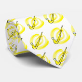 Cravate Logo de jaune d'hockey de champ (Roulé)