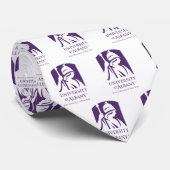 Cravate Logo de l'Université d'Albany (Roulé)