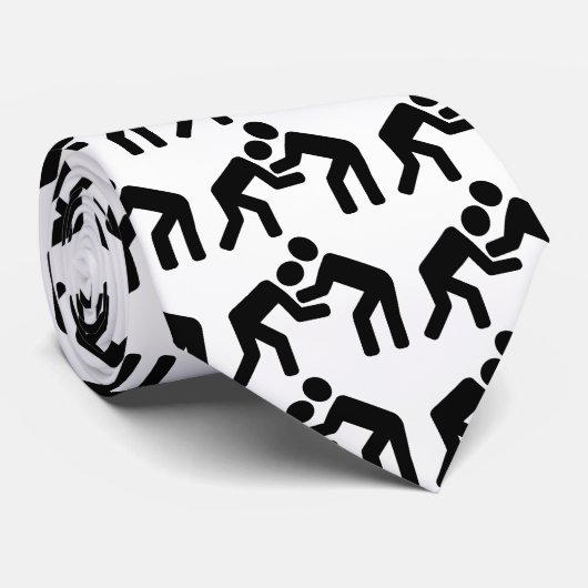 Cravate Logo de lutte (Roulé)