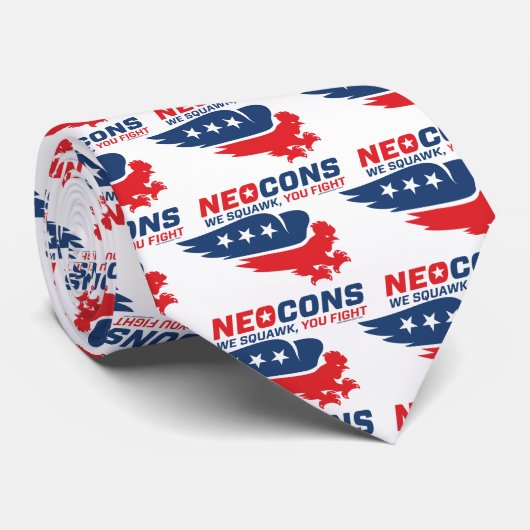 Cravate Logo de Neocon Chickenhawk (Roulé)