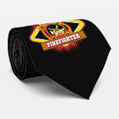 Cravate Logo de sapeur-pompier (Roulé)