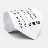 Cravate Logo d'entreprise Promotion personnalisée (Roulé)