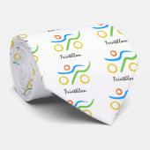 Cravate Logo du triathlon (Roulé)